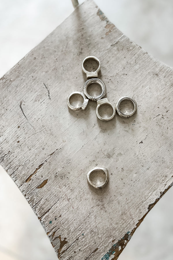 Ewa Jewelry | Tri Ring | Silver