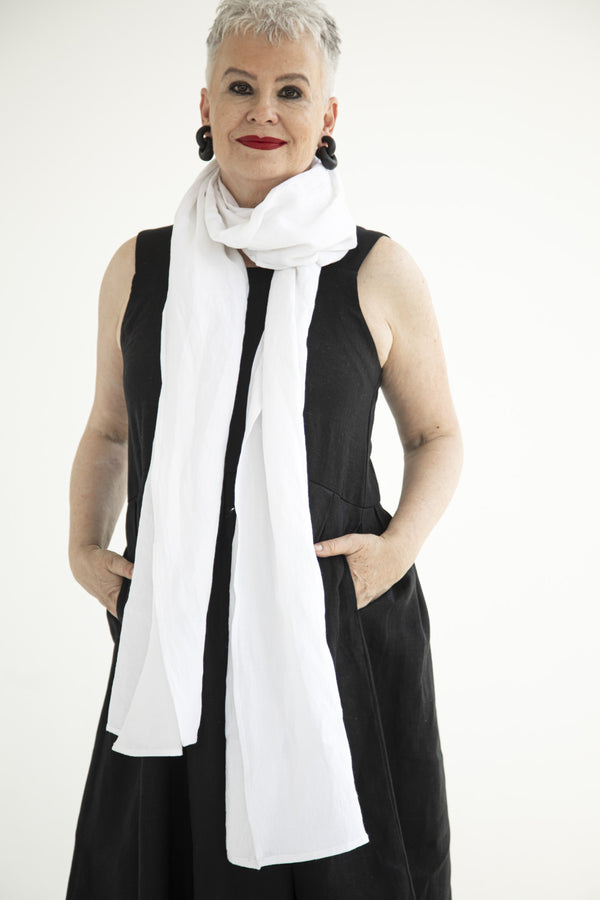 Obi Scarf | White
