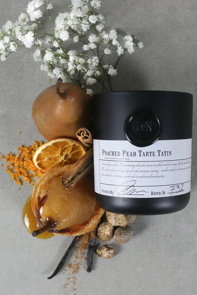 Blanc & Nero | Poached Pear Tarte Tatin Candle