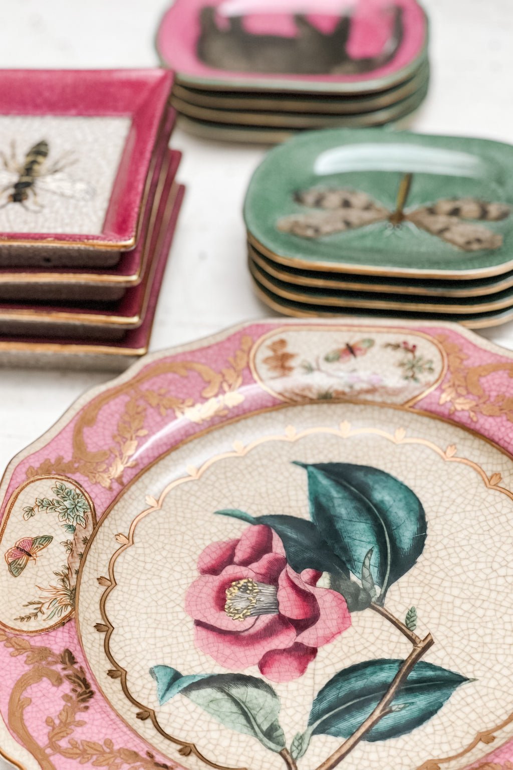 C.A.M. | Archivo Wall Plate | Pink Camellia